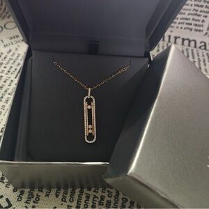 MESSIKA Paris 18K Rose Gold Diamond Necklace